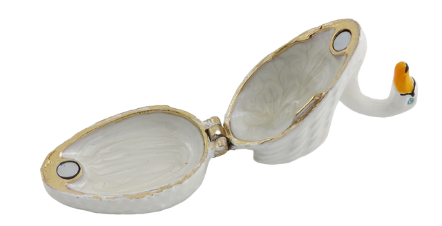 Wyjątkowe, metalowe pudełeczko prezentowe – Łabędź - B0736-02
- obrazek 3