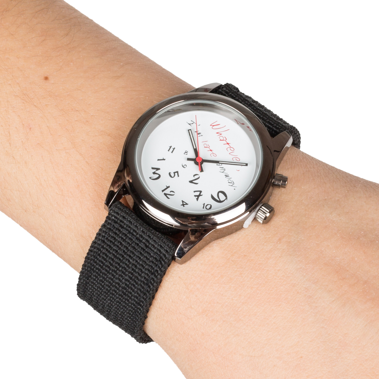 Zegarek na rękę dla spóźnialskich śmieszny prezent - obrazek 3