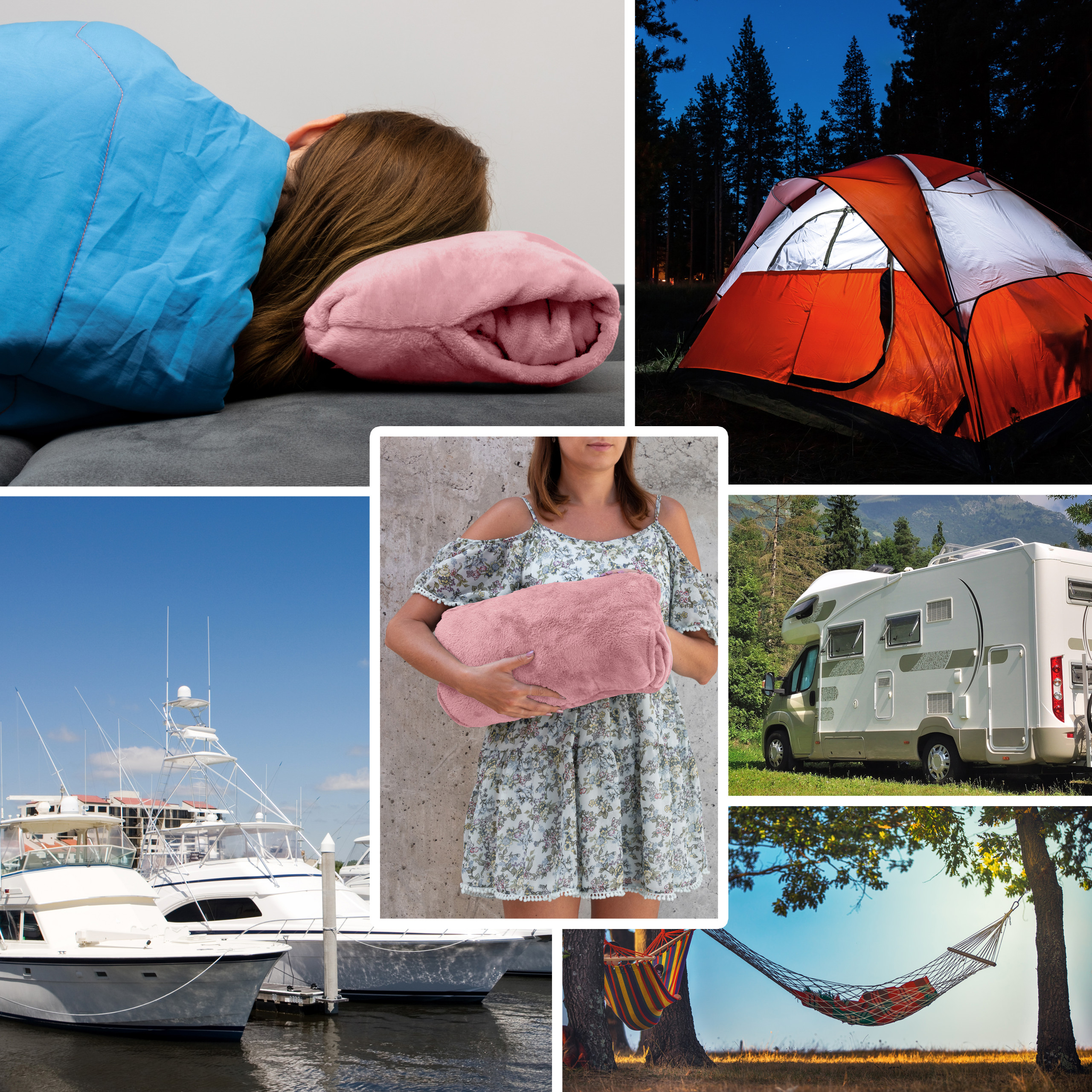 Bluzair Bluza Koc Hoodie Oversize Polska Różowy - obrazek 5